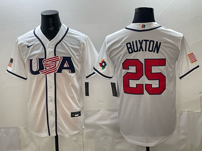 Men 2026 World cup white MLB Nike jersey 0049